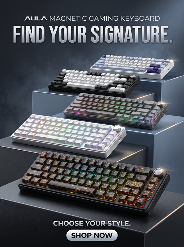 AULA F75 HE Hall Effect Wireless Gaming Keyboard